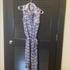 Equipment button down dress